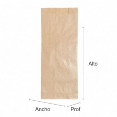 BOLSA PANADERIA MARRON