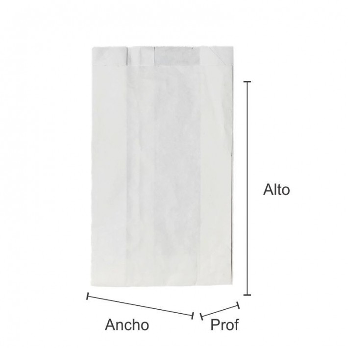 BOLSA PANADERIA BLANCA "COD 1L"
