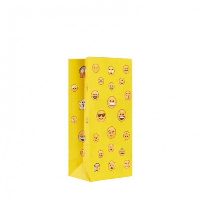 BOLSA COTILLON FUNNY EMOTICONES AMARILLOS