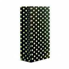 BOLSA COTILLON LUNARES FLUO NEGRO/VERDE