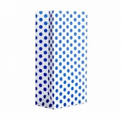 BOLSA COTILLON LUNARES BLANCO/AZUL