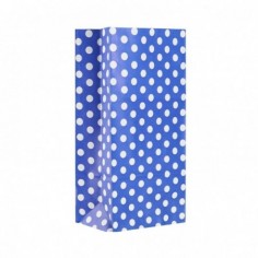 BOLSA COTILLON LUNARES AZUL/BLANCO