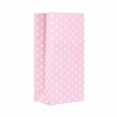 BOLSAS COTILLON LUNARES ROSA/BLANCO