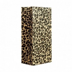 BOLSA COTILLON FUNNY ANIMAL PRINT "LEOPARDO MARRON"