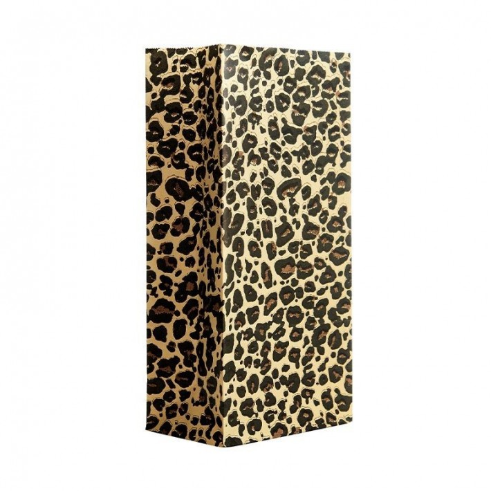 BOLSA COTILLON FUNNY ANIMAL PRINT "LEOPARDO MARRON"