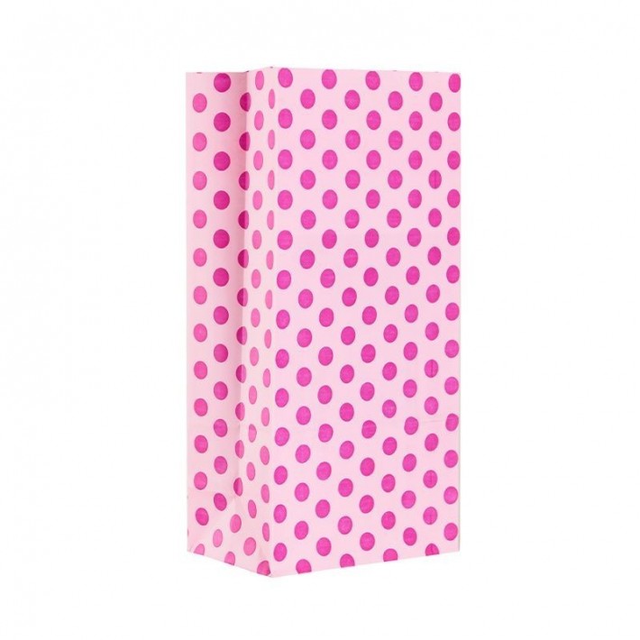 BOLSA COTILLON LUNARES ROSA/FUCSIA