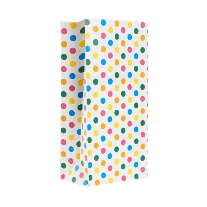 BOLSA COTILLON LUNARES BLANCO/MULTICOLOR