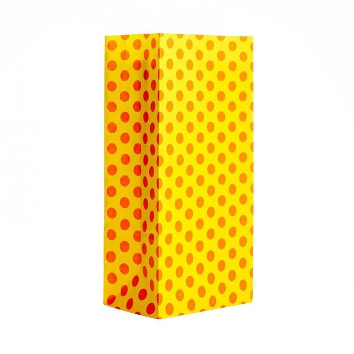 BOLSA COTILLON LUNARES AMARILLO/NARANJA