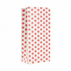 BOLSA COTILLON LUNARES BLANCO/ROJO