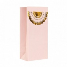 BOLSA COTILLON STAMPING "BLONDA ROSA/DORADO"