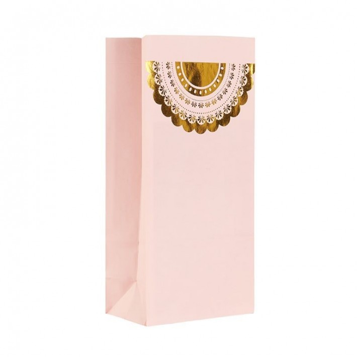 BOLSA COTILLON STAMPING "BLONDA ROSA/DORADO"