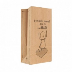 BOLSA COTILLON FRASES "ABRAZO"