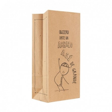 BOLSA COTILLON FRASES "ABRAZO"