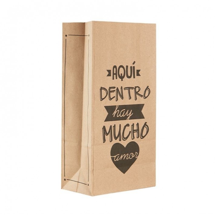 BOLSA COTILLON FRASES "MUNDO"